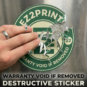 Destructive Stickers